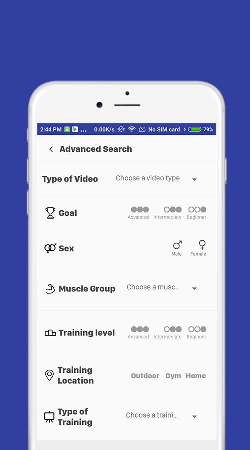 Mobile app for Gym screenshot 2